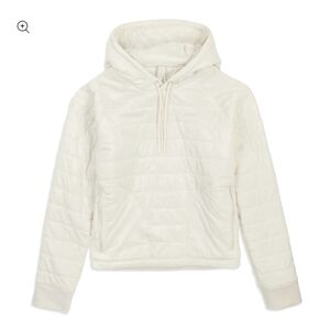 White Lululemon puffer jacket